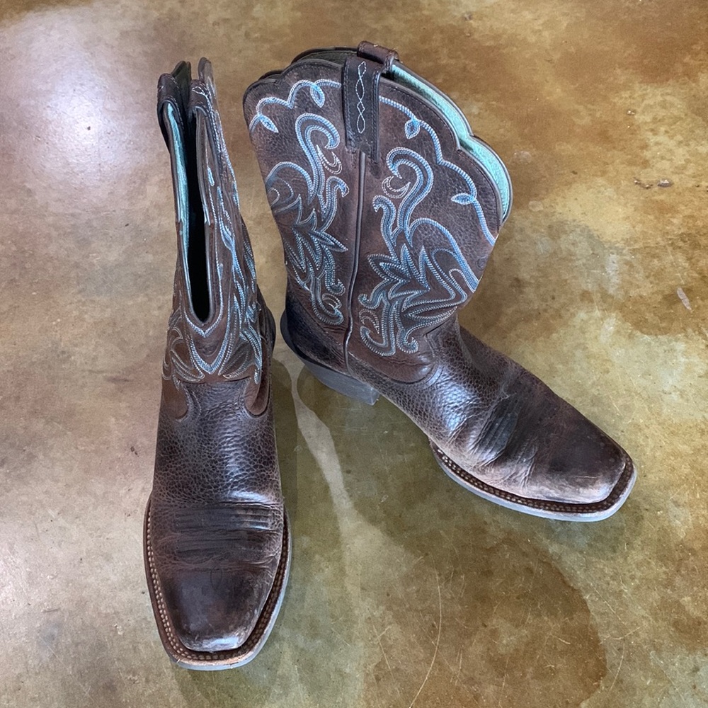 Ariat square toe boots